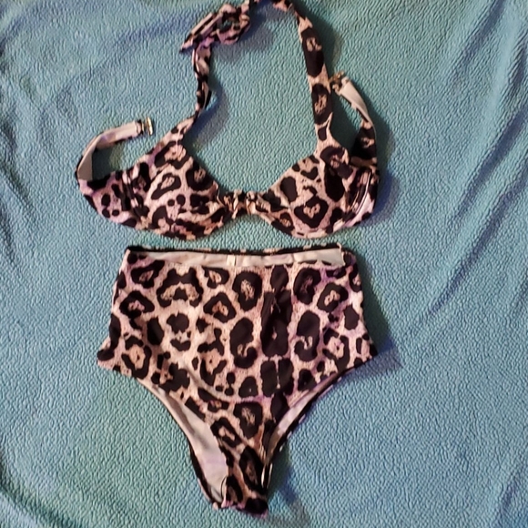 Leopard High Waist Bikini - Picture 2 of 5